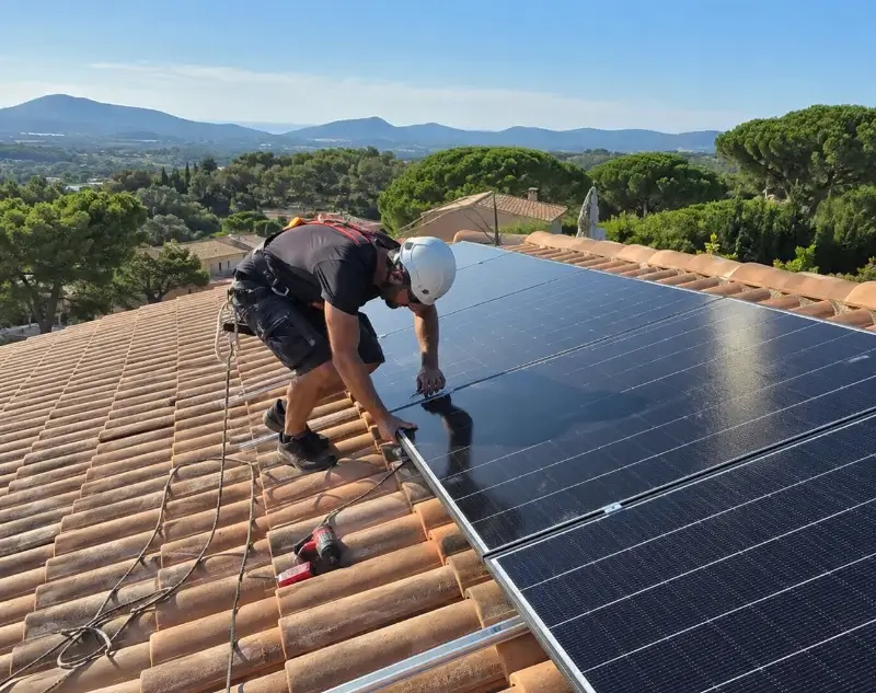 Installateur panneaux solaires Sainte-Marie — pose photovoltaïque sur toiture
