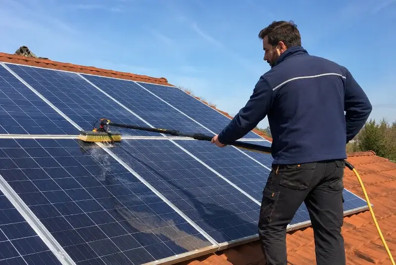 Nettoyage et entretien de panneaux solaires à Sainte-Marie